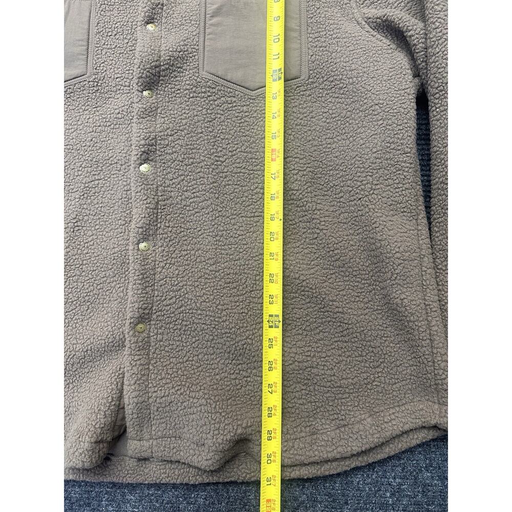 NEW Burlebo Montana Jacket Mens 2XL Brown Sherpa Fleece Snap Buttons - Picture 8 of 13